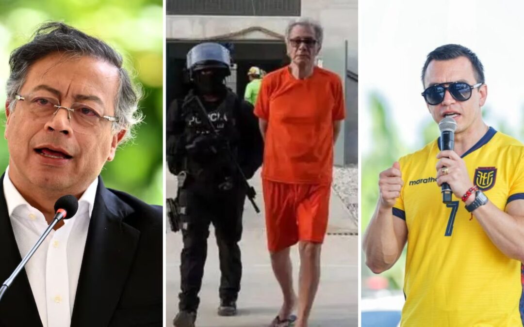 Daniel Noboa responde a Gustavo Petro sobre su denuncia de persecución política a Jorge Glas